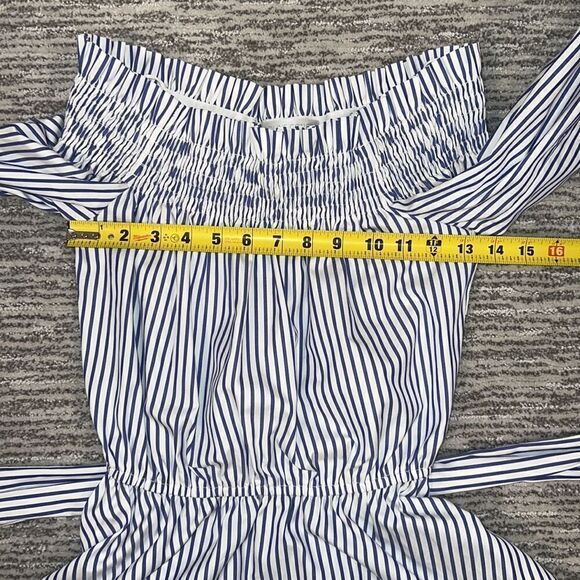 New CAROLINE CONSTAS Lou Striped Dress Small - Picture 9 of 14